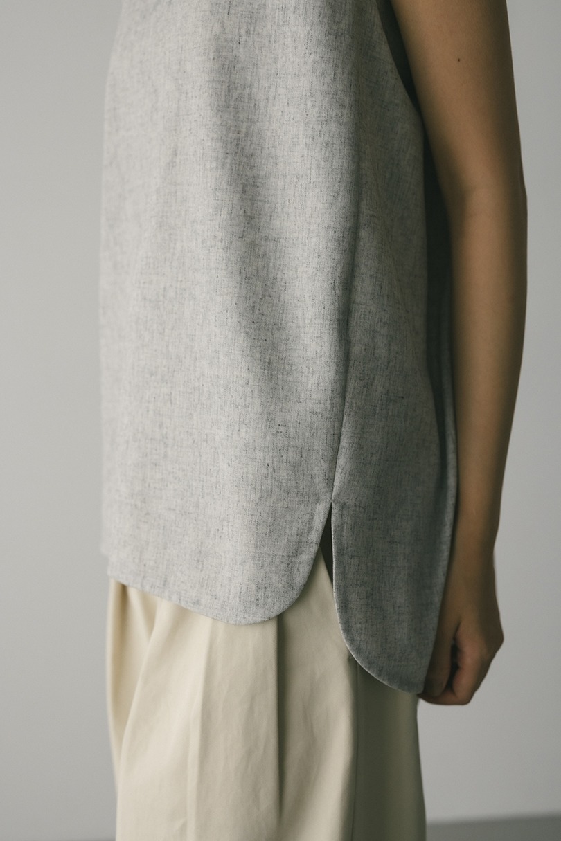 ラウンドフォルムブラウス 詳細画像 GRY 6