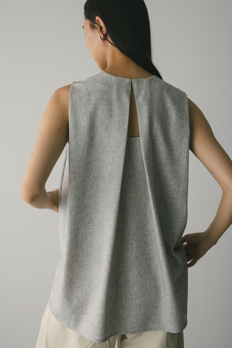 ラウンドフォルムブラウス 詳細画像 GRY 7