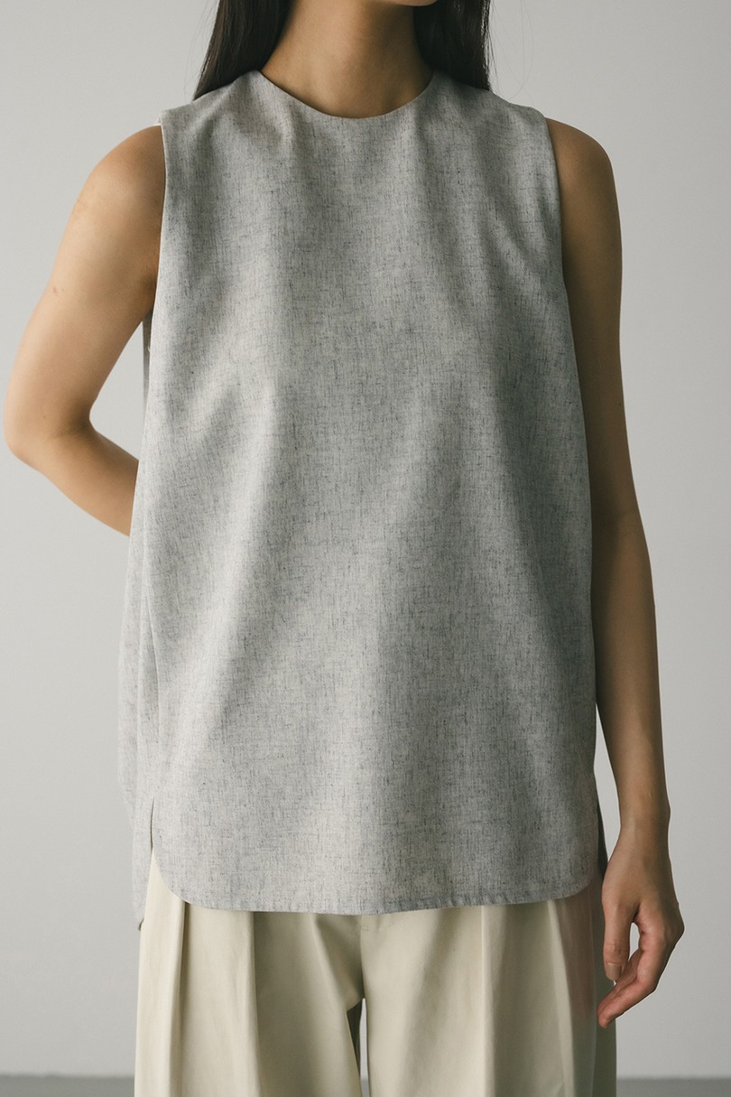 ラウンドフォルムブラウス 詳細画像 GRY 8