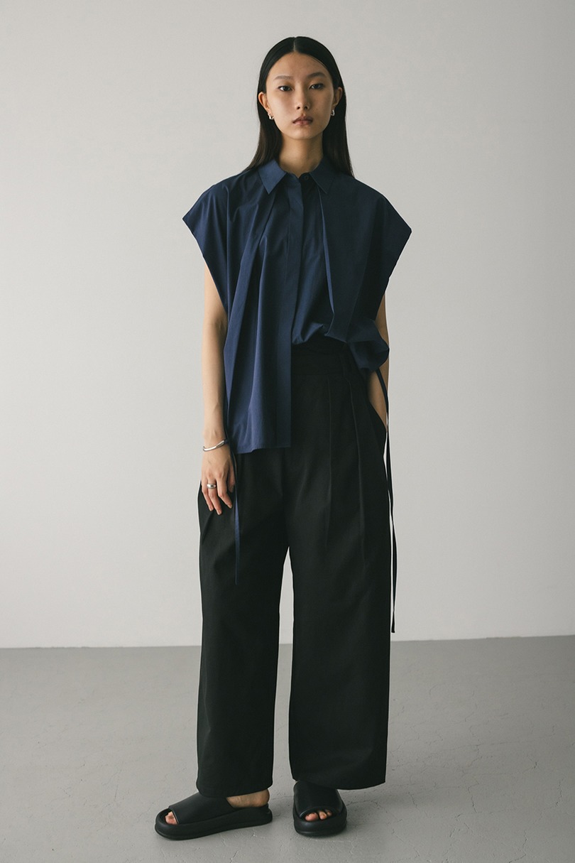 フロントタックボクシーシャツ 詳細画像 NVY 2