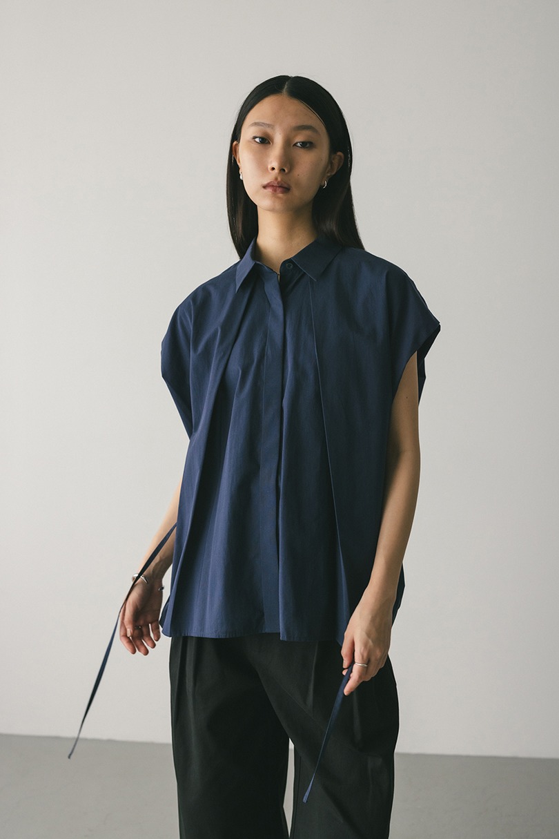 フロントタックボクシーシャツ 詳細画像 NVY 6