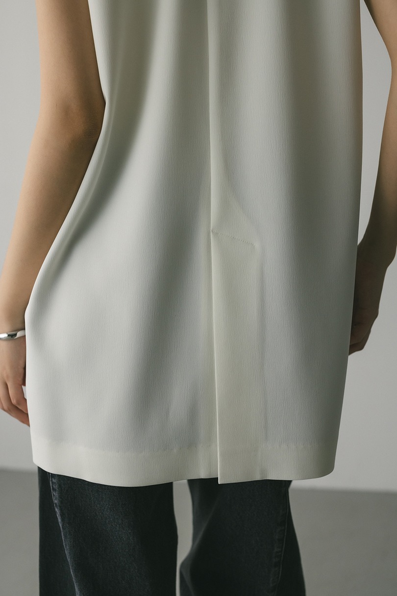 ワンボタンルーズベスト 詳細画像 WHT 10