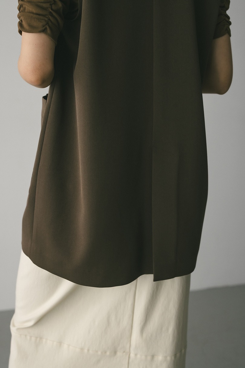 ワンボタンルーズベスト 詳細画像 BRN 12