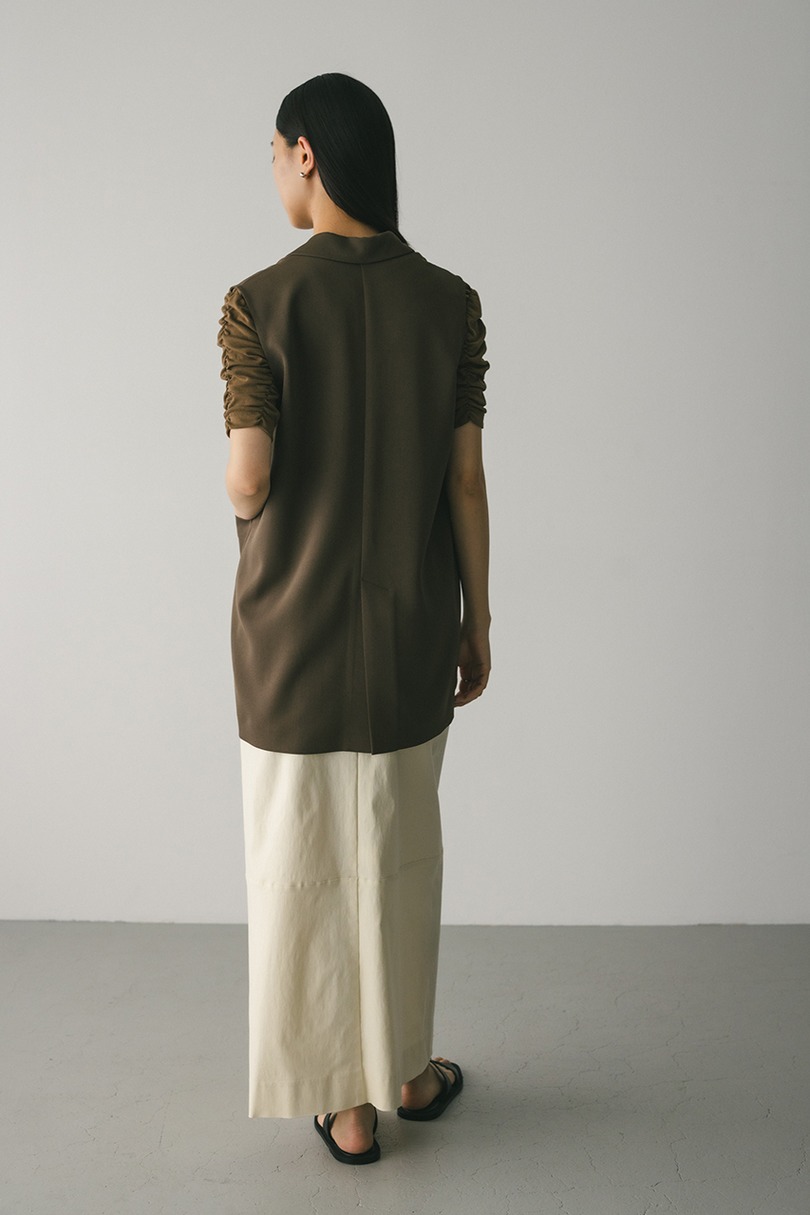 ワンボタンルーズベスト 詳細画像 BRN 3