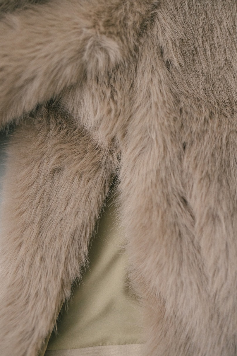 ノーカラーファージャケット 詳細画像 L/BEG 12