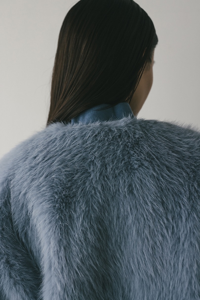 ノーカラーファージャケット 詳細画像 SAX 10