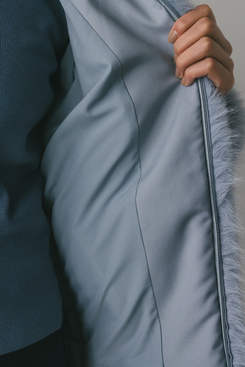 ノーカラーファージャケット 詳細画像 SAX 12