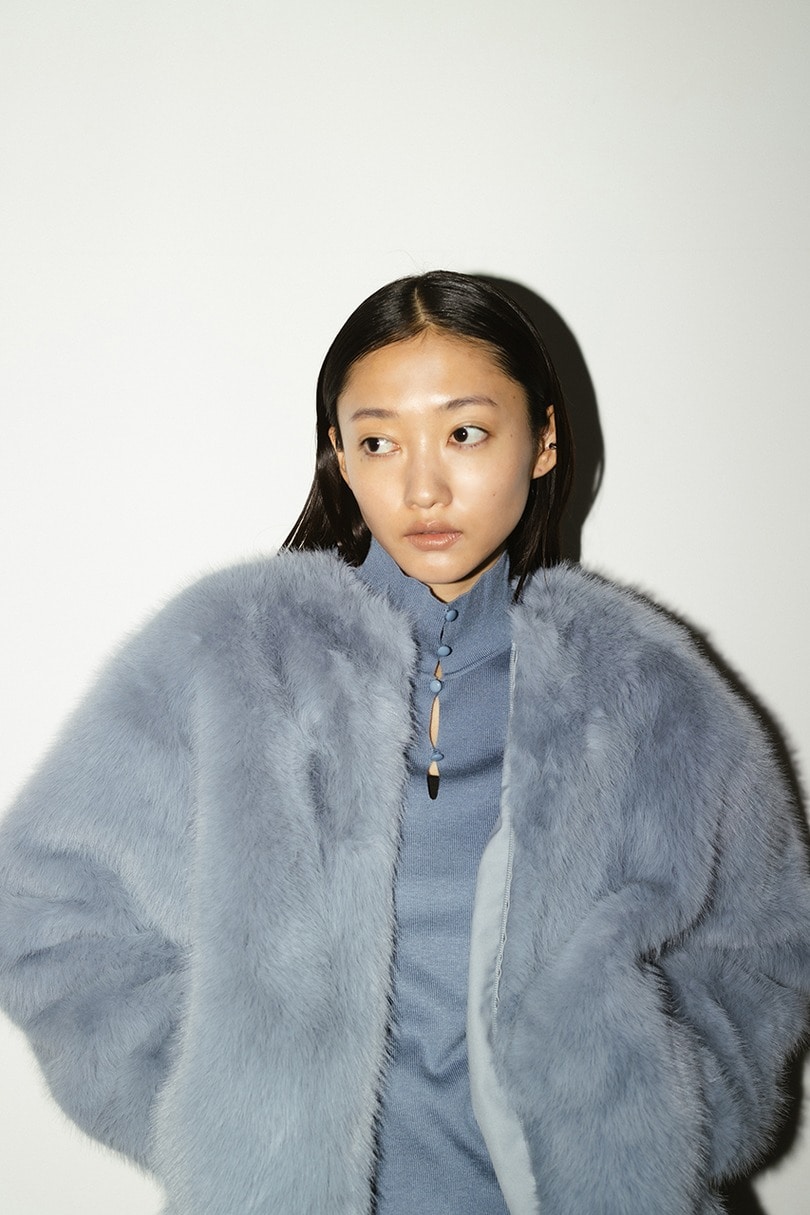 ノーカラーファージャケット 詳細画像 SAX 4