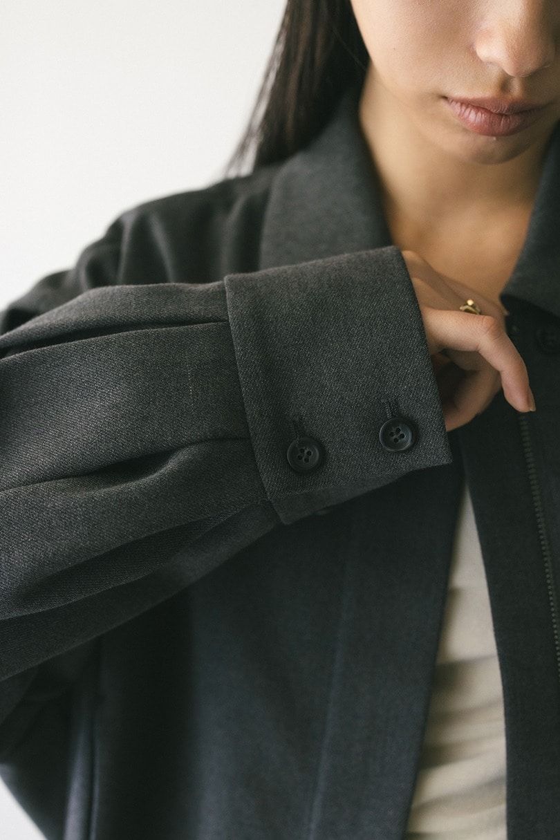 ワイドスリーブブルゾン 詳細画像 GRY 13