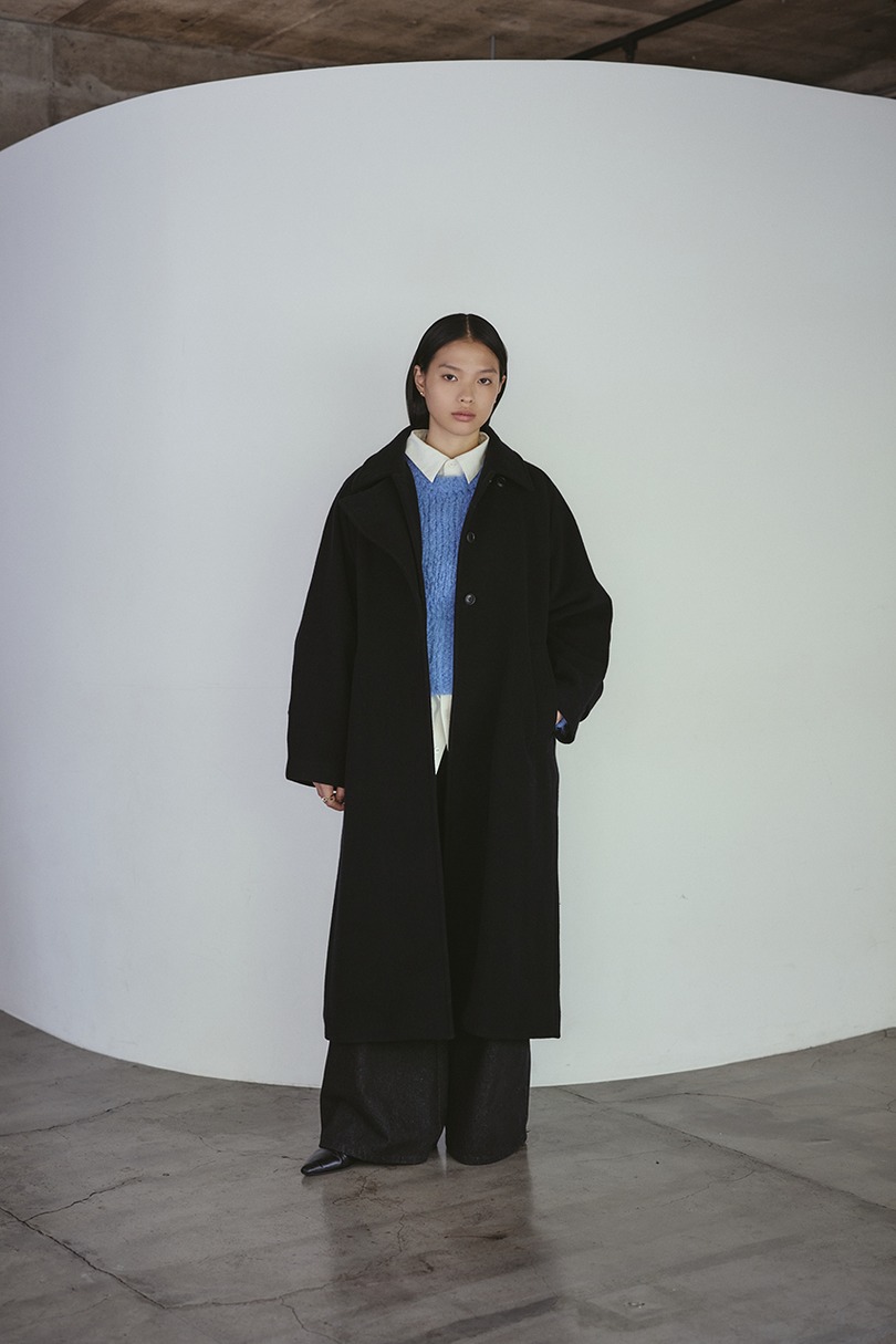 2WAYウールロングコート 詳細画像 BLK 3