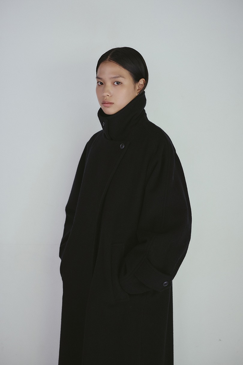 2WAYウールロングコート 詳細画像 BLK 4