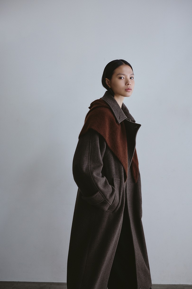 2WAYウールロングコート