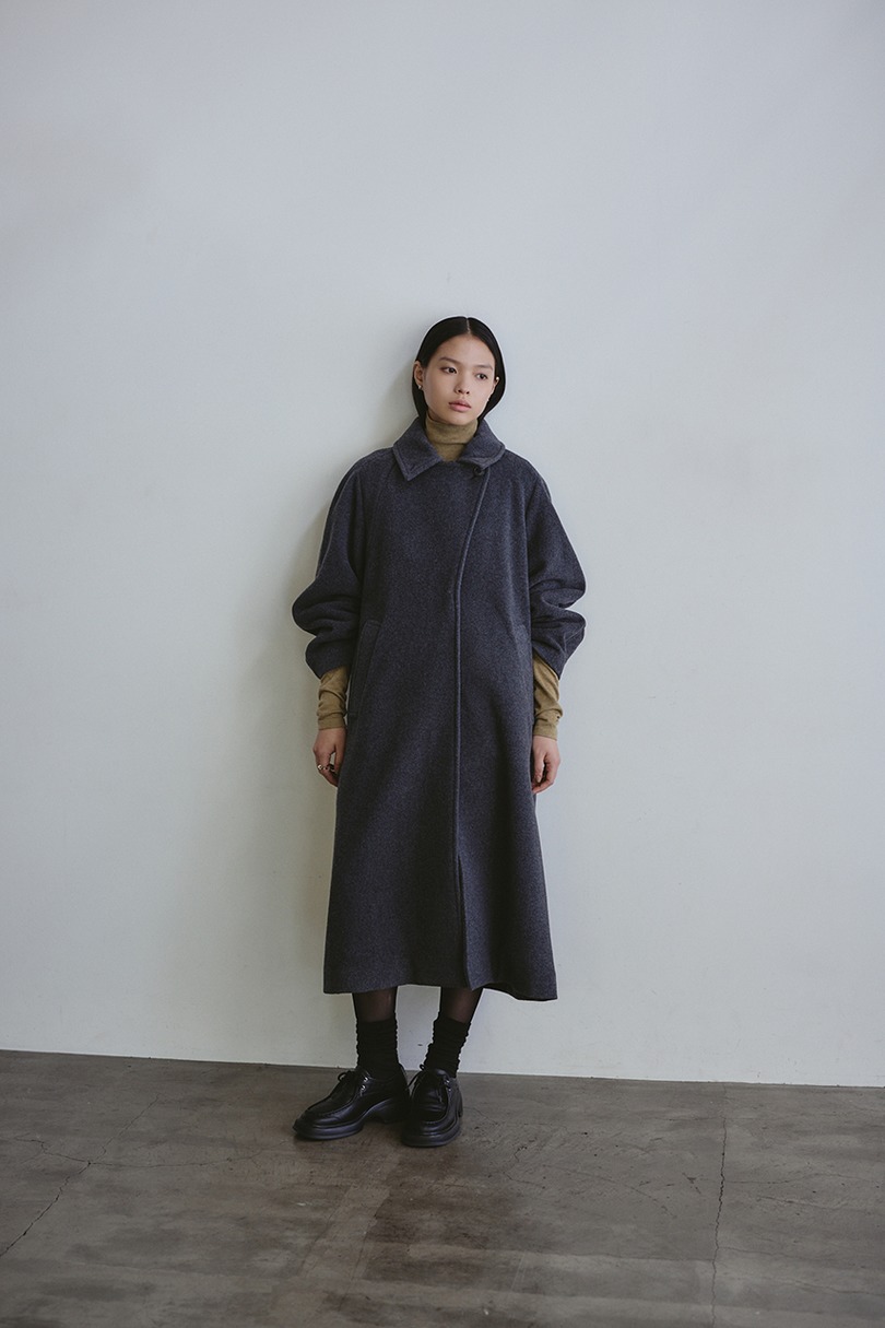 2WAYウールロングコート 詳細画像 GRY 4