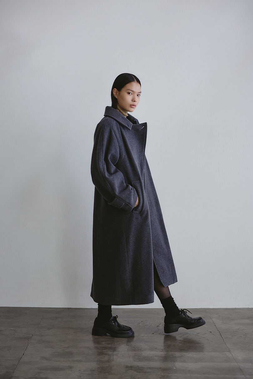 2WAYウールロングコート 詳細画像 GRY 7