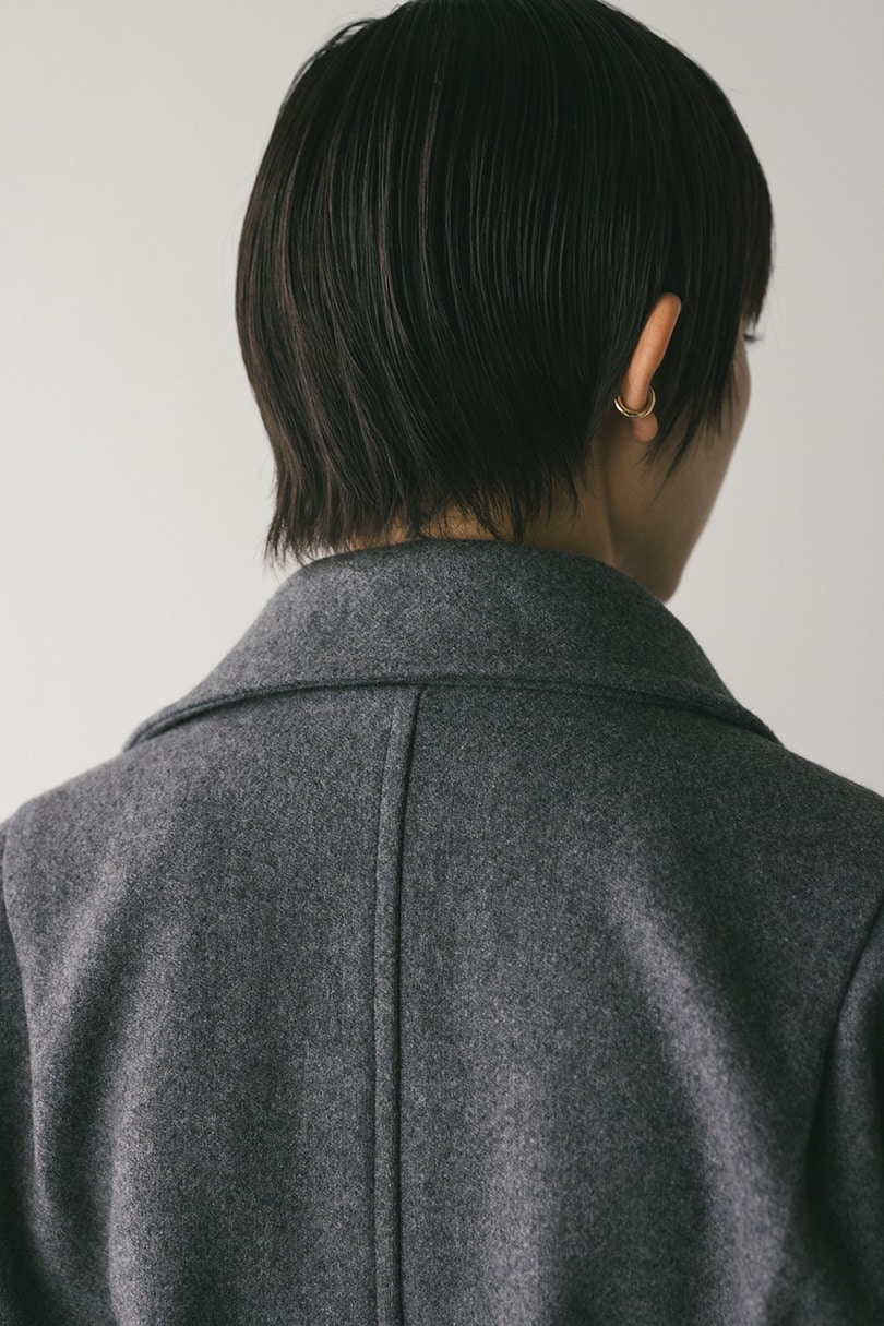 ウールベルトショートコート 詳細画像 GRY 14