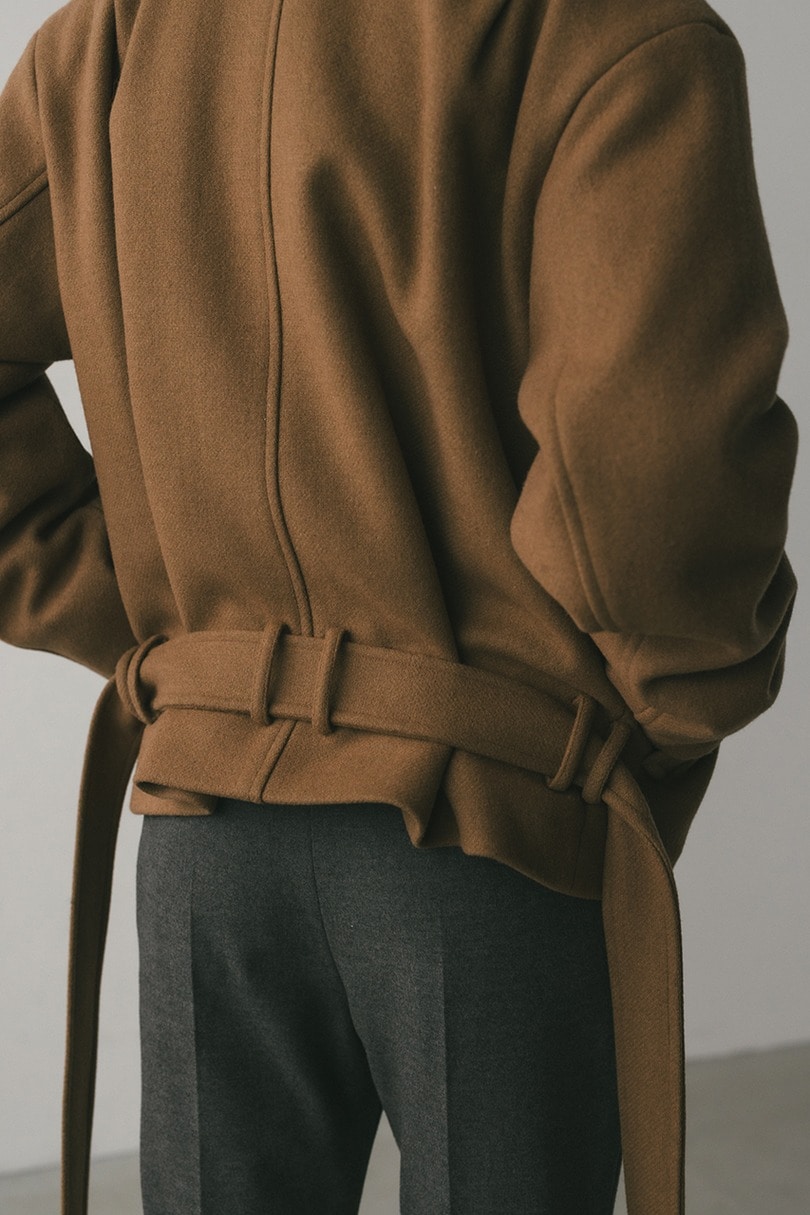 ウールベルトショートコート 詳細画像 CAM 14