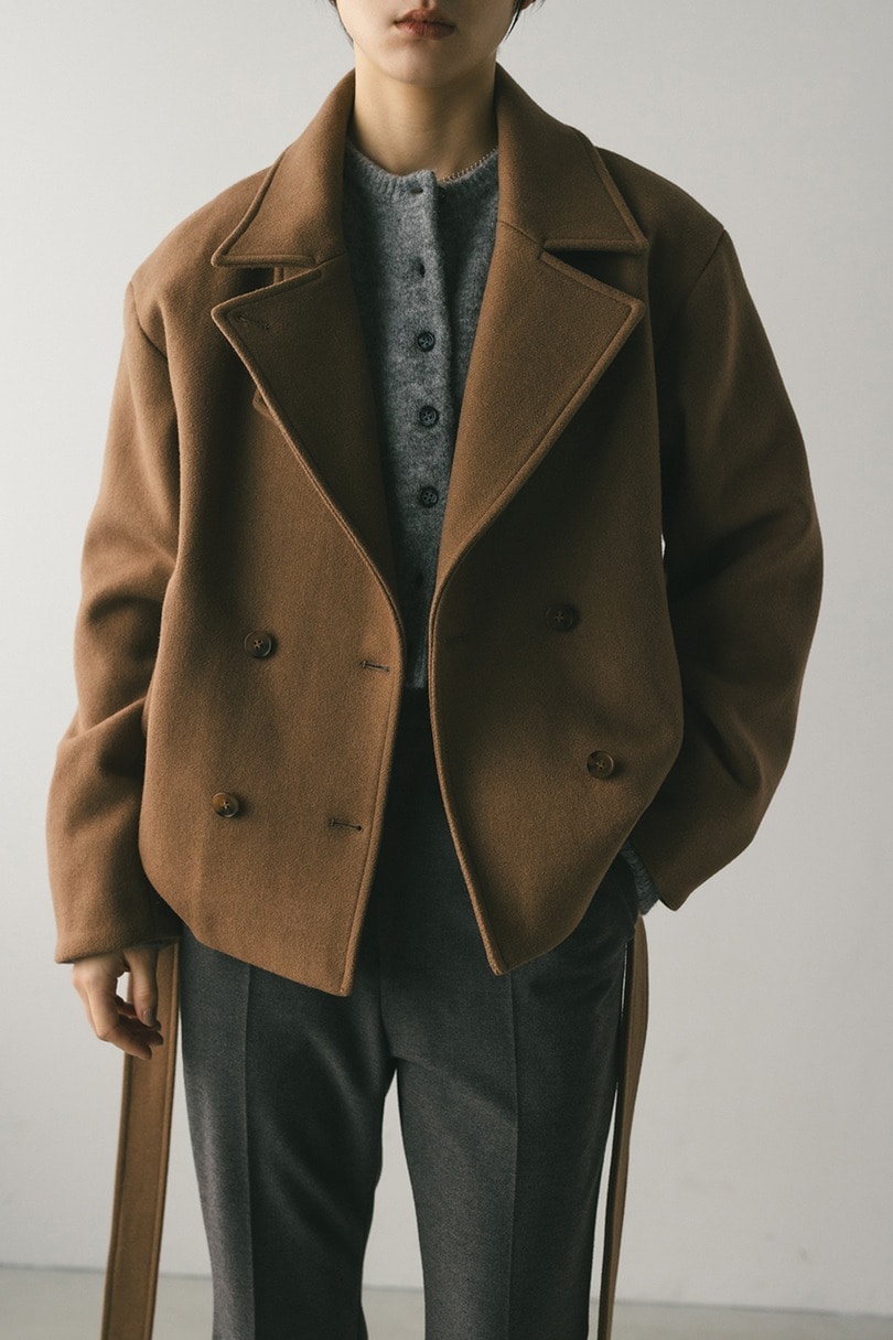 ウールベルトショートコート 詳細画像 CAM 3