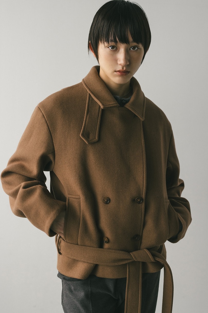 ウールベルトショートコート 詳細画像 CAM 6