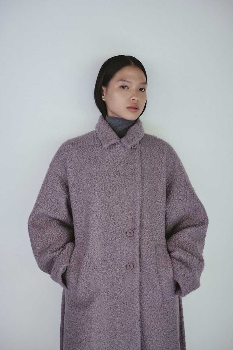 ブークレーベルトロングコート 詳細画像 L/PUR 6