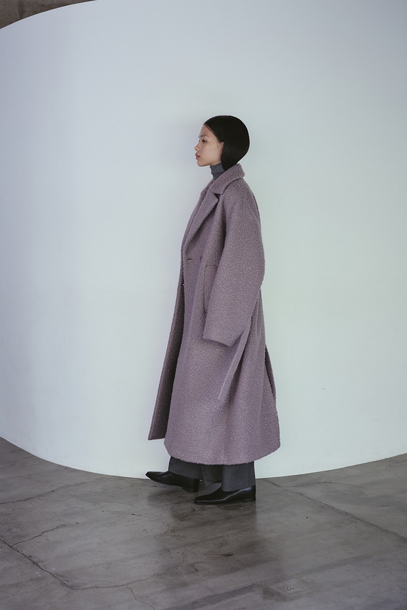 ブークレーベルトロングコート 詳細画像 L/PUR 7