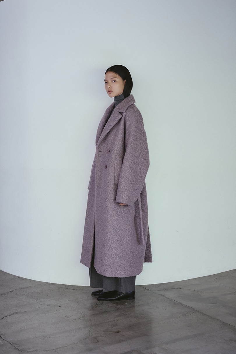 ブークレーベルトロングコート 詳細画像 L/PUR 8