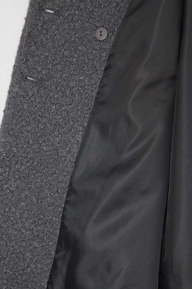 ブークレーベルトロングコート 詳細画像 GRY 14