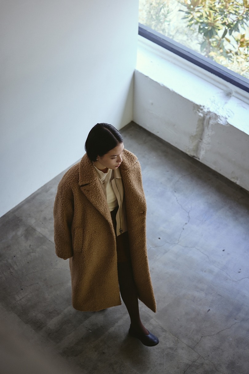 ブークレーベルトロングコート 詳細画像 CAM 2