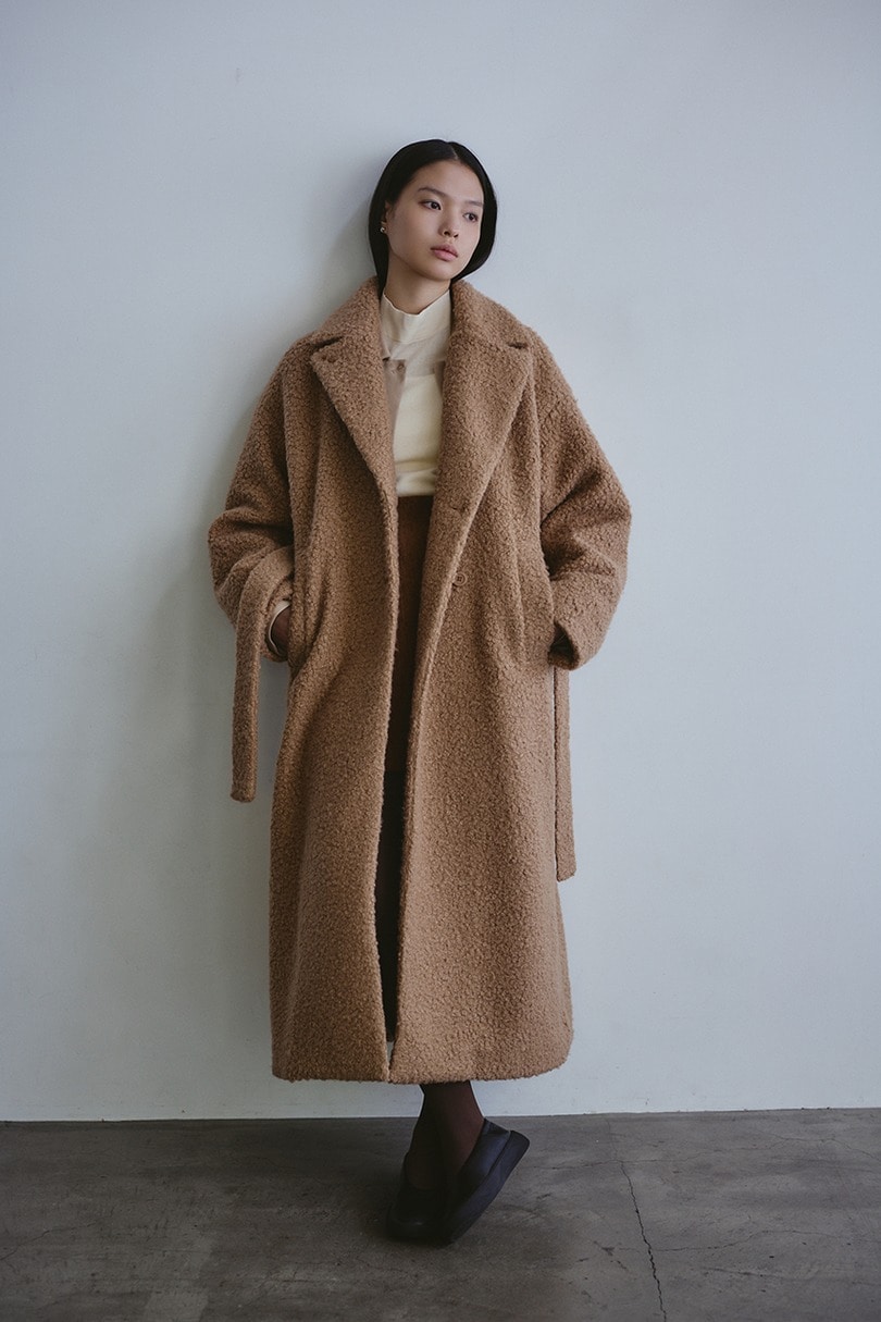 ブークレーベルトロングコート 詳細画像 CAM 5