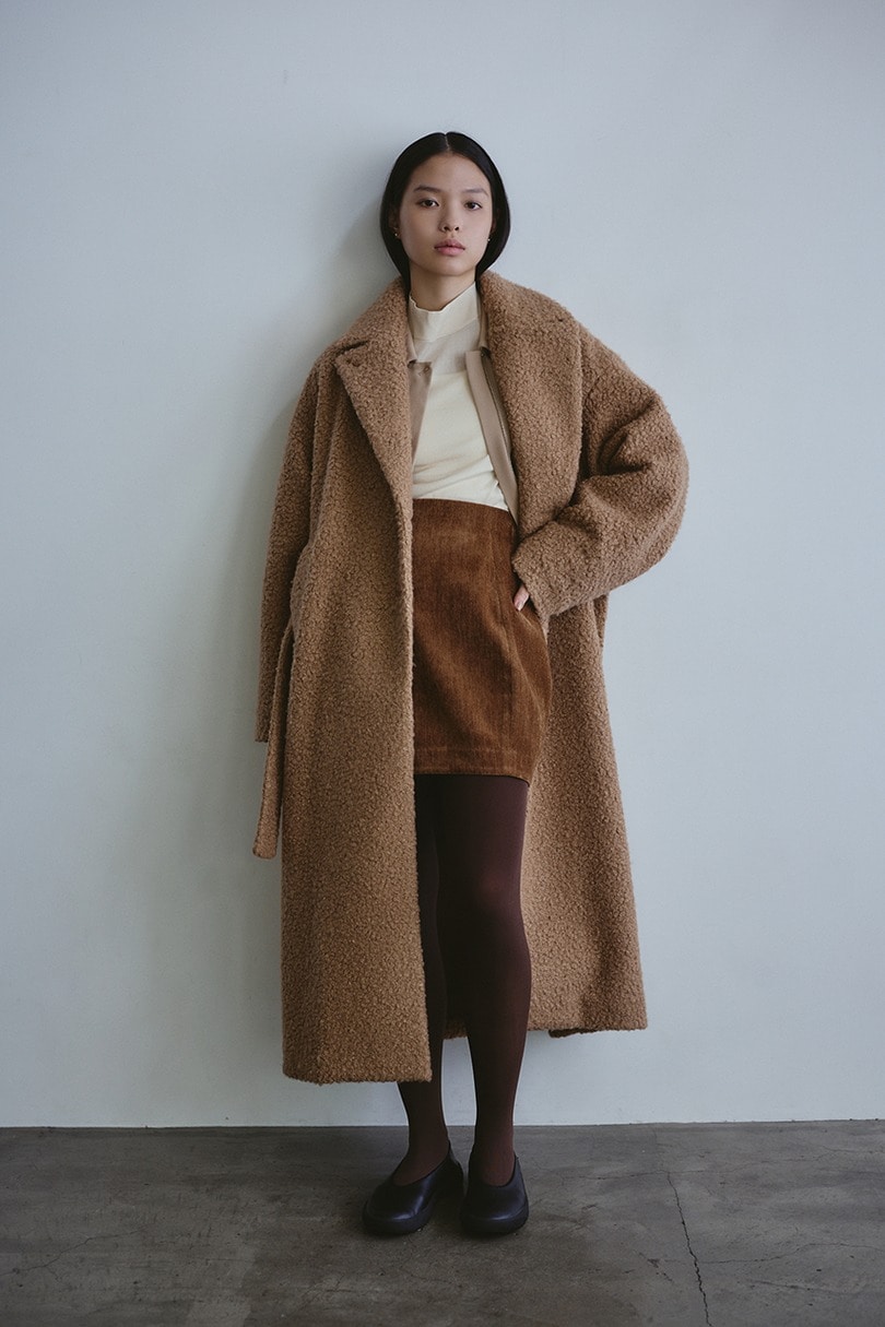 ブークレーベルトロングコート 詳細画像 CAM 6