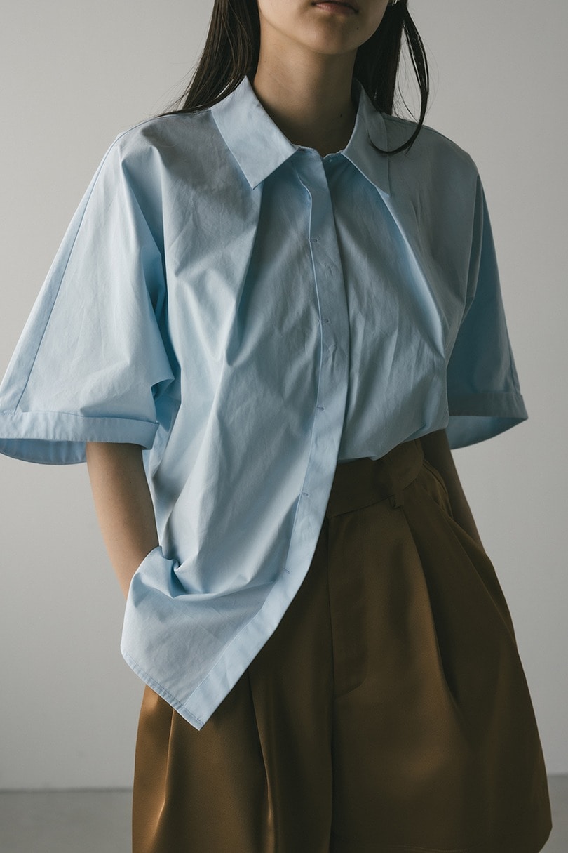 ドルマンハーフスリーブシャツ 詳細画像 SAX 4