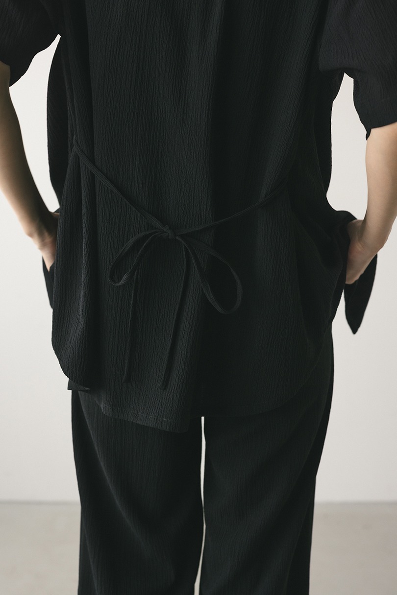 リンクルハーフスリーブシャツ 詳細画像 BLK 10