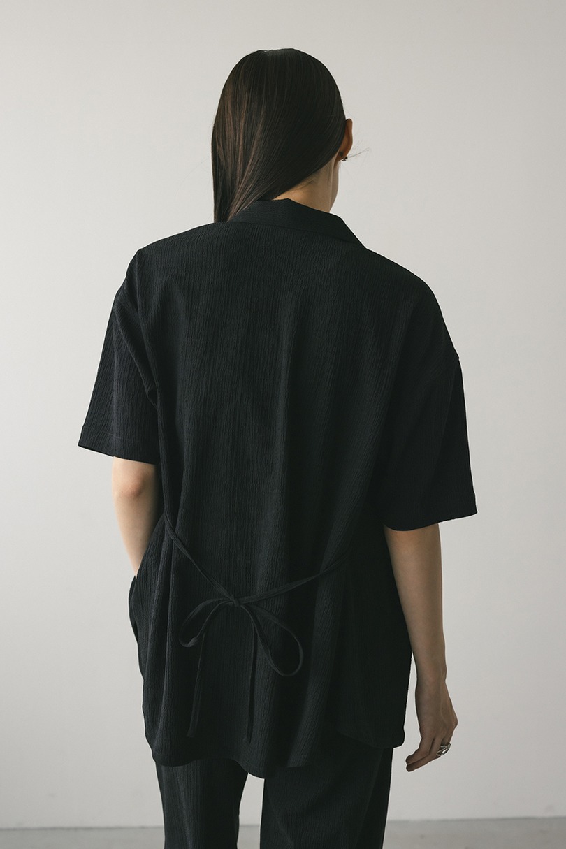 リンクルハーフスリーブシャツ 詳細画像 BLK 6