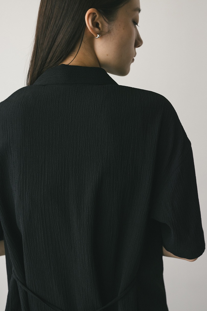 リンクルハーフスリーブシャツ 詳細画像 BLK 9