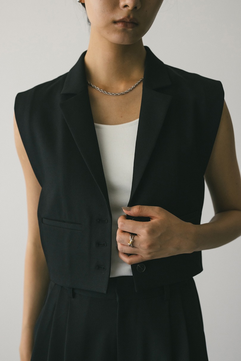 ショートテーラーベスト 詳細画像 BLK 6