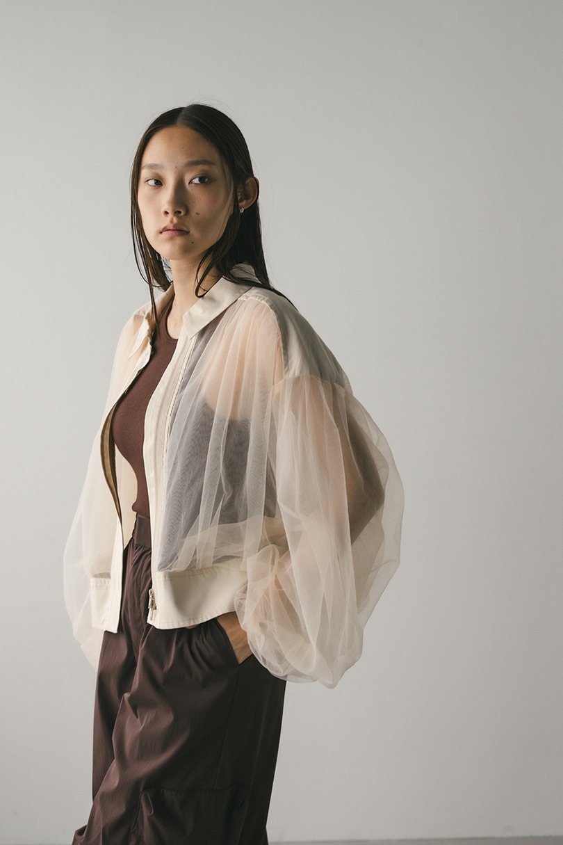 シアーギャザーブルゾン