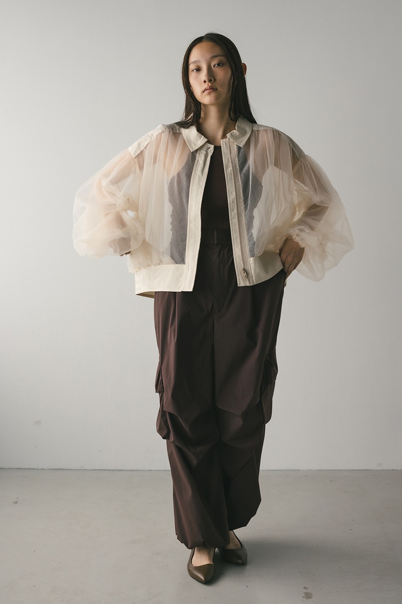 シアーギャザーブルゾン 詳細画像 IVOY 3