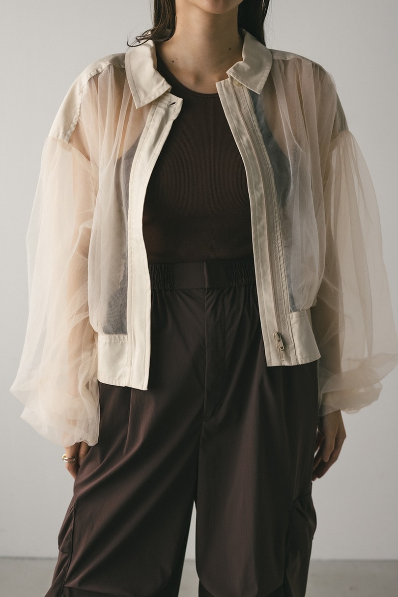 シアーギャザーブルゾン 詳細画像 IVOY 5