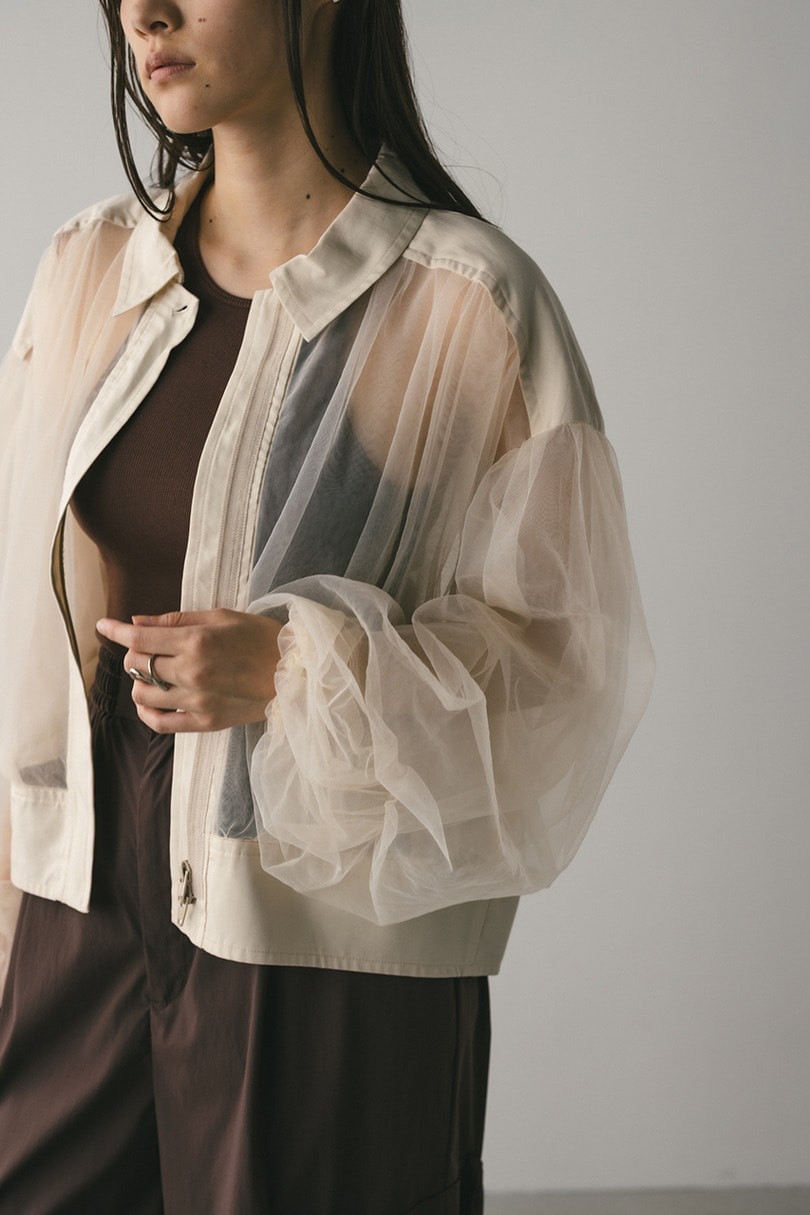 シアーギャザーブルゾン 詳細画像 IVOY 8