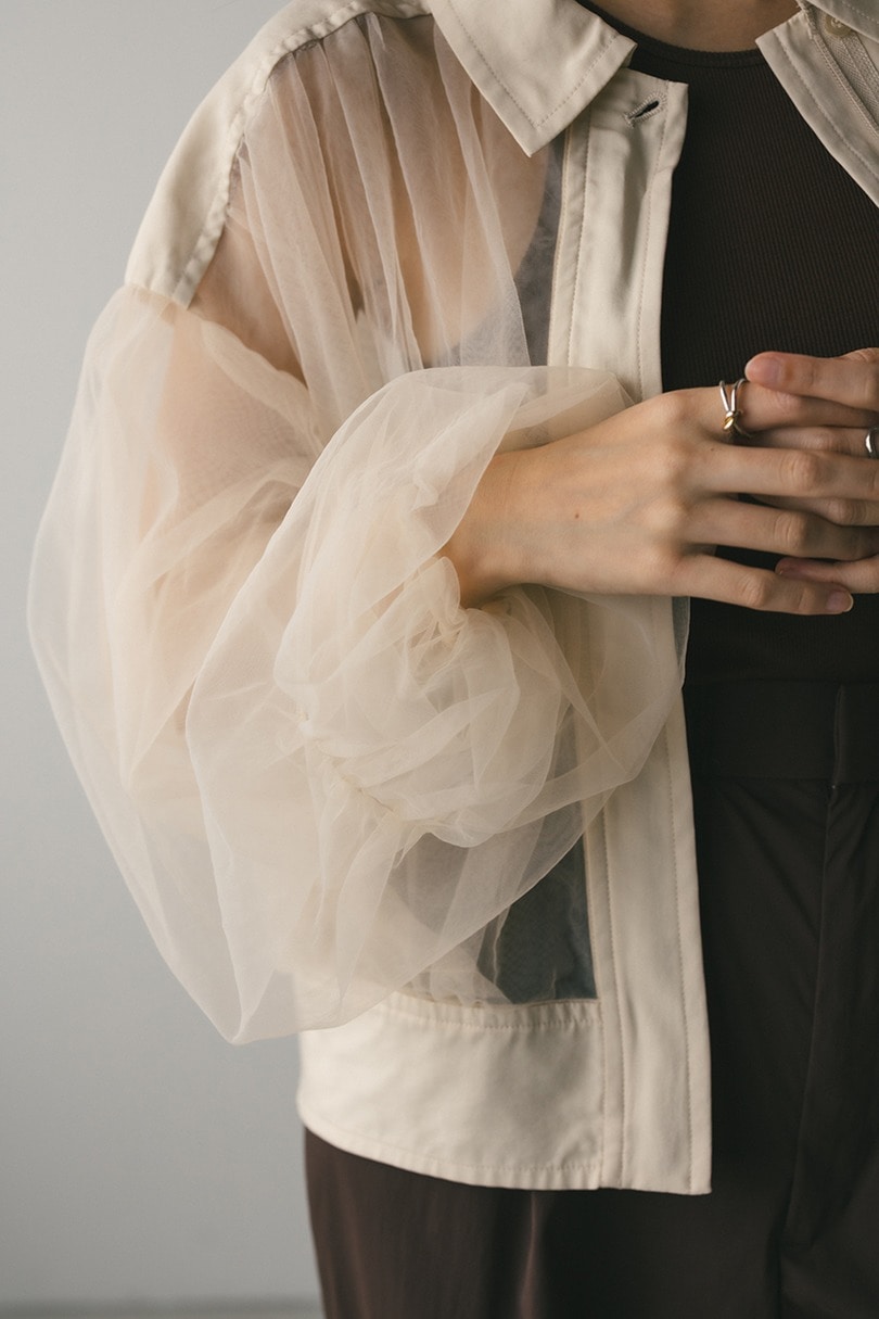 シアーギャザーブルゾン 詳細画像 IVOY 9