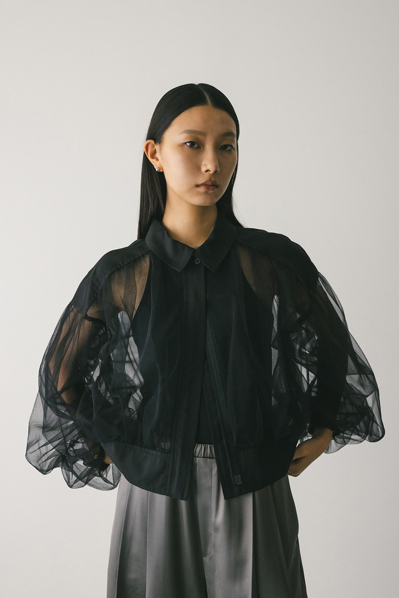 シアーギャザーブルゾン