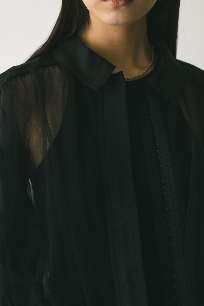 シアーギャザーブルゾン 詳細画像 BLK 7