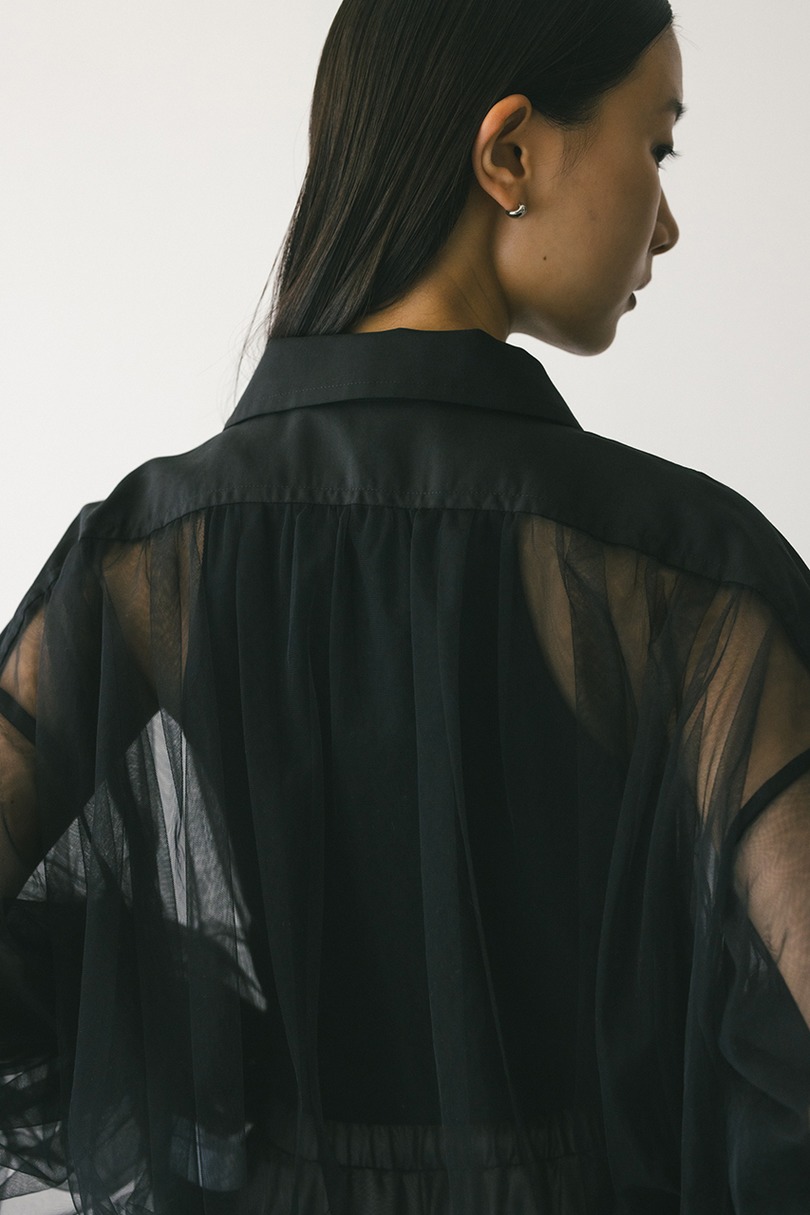 シアーギャザーブルゾン 詳細画像 BLK 8