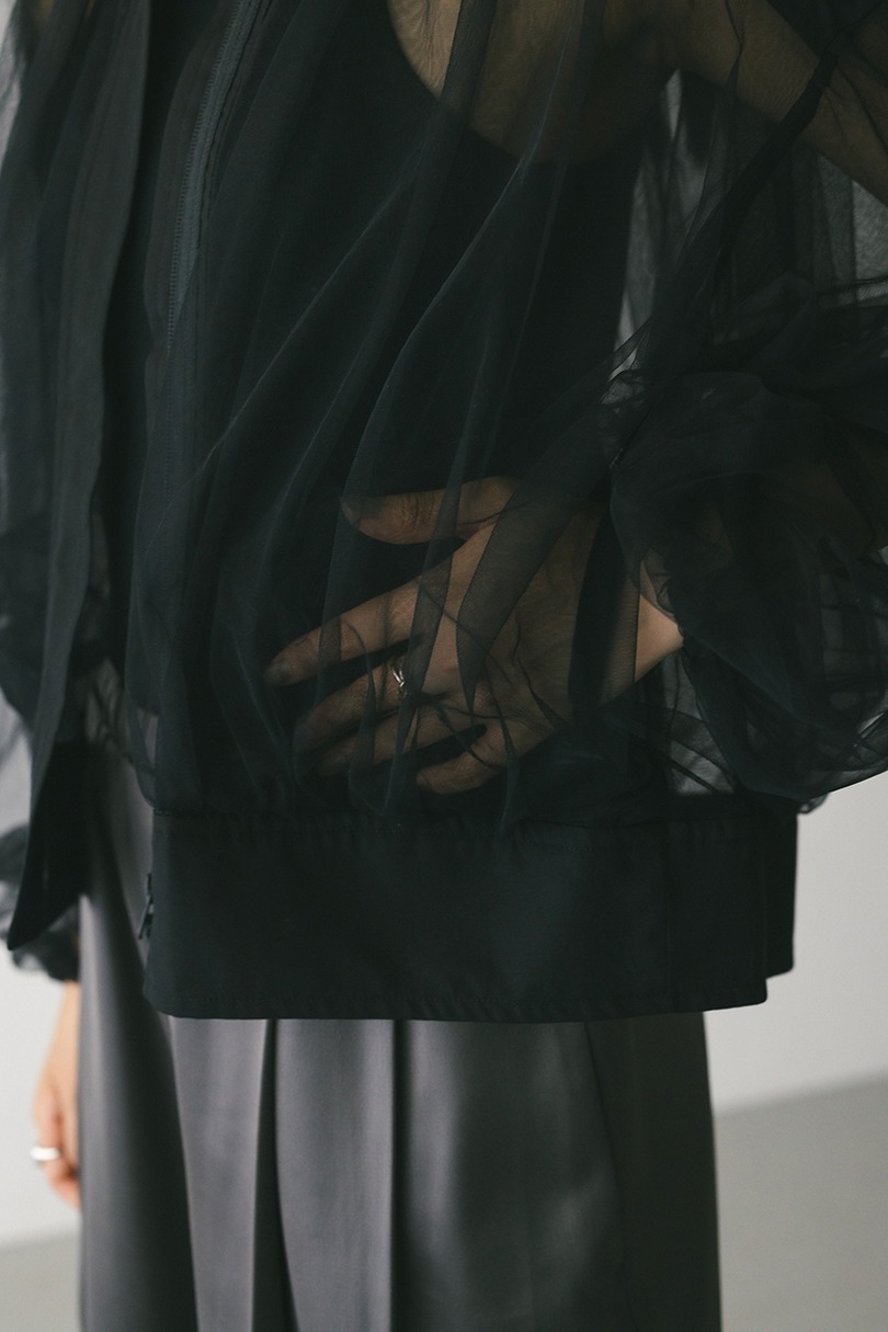 シアーギャザーブルゾン 詳細画像 BLK 9