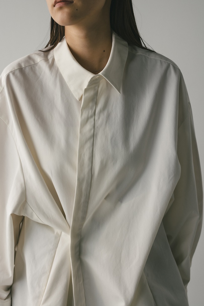 2WAYオーバーサイズシャツ 詳細画像 WHT 10