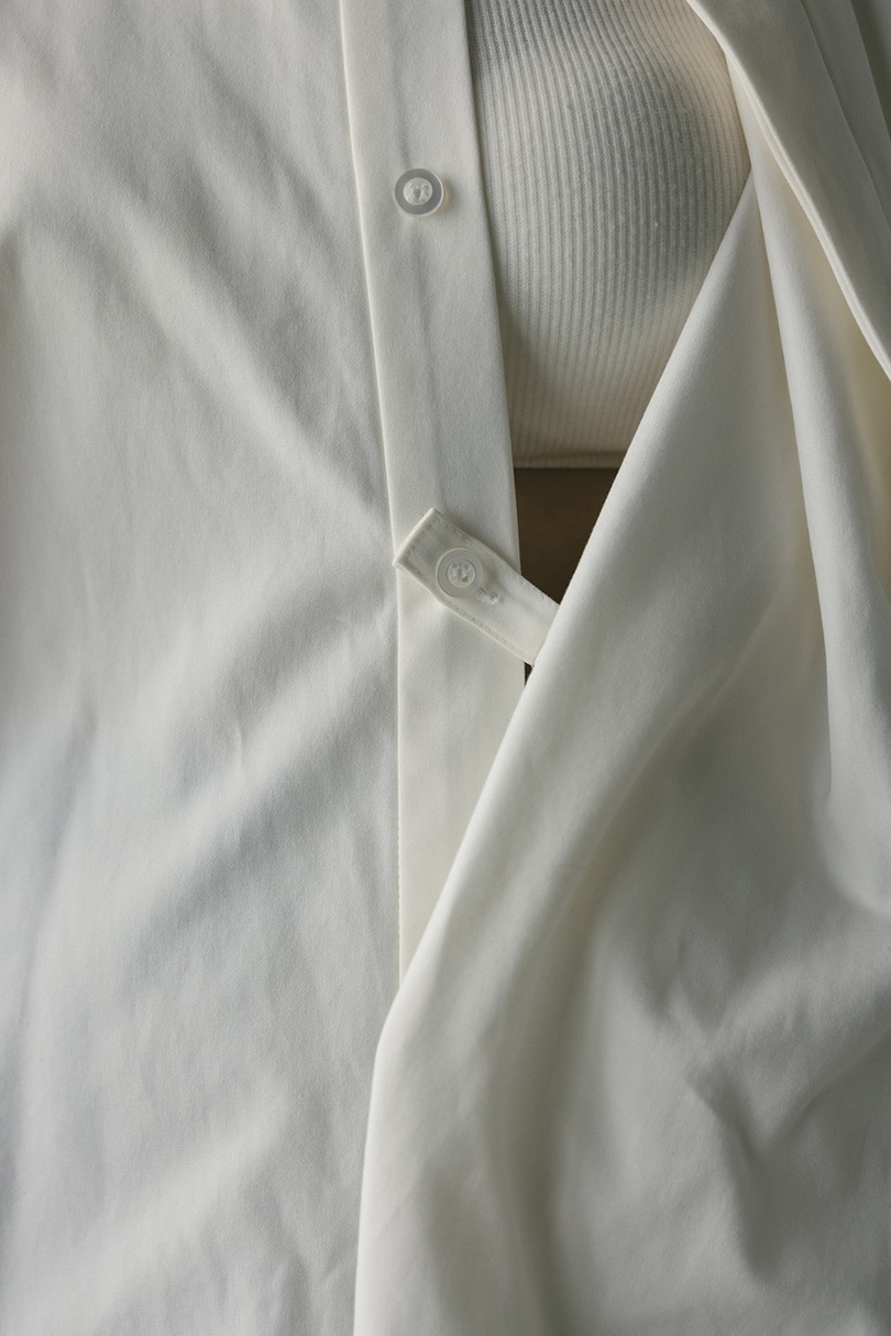 2WAYオーバーサイズシャツ 詳細画像 WHT 15