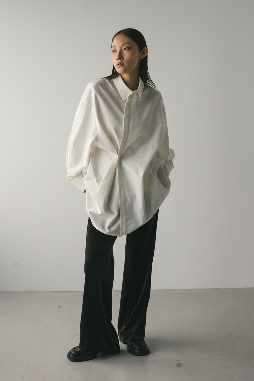 2WAYオーバーサイズシャツ 詳細画像 WHT 4