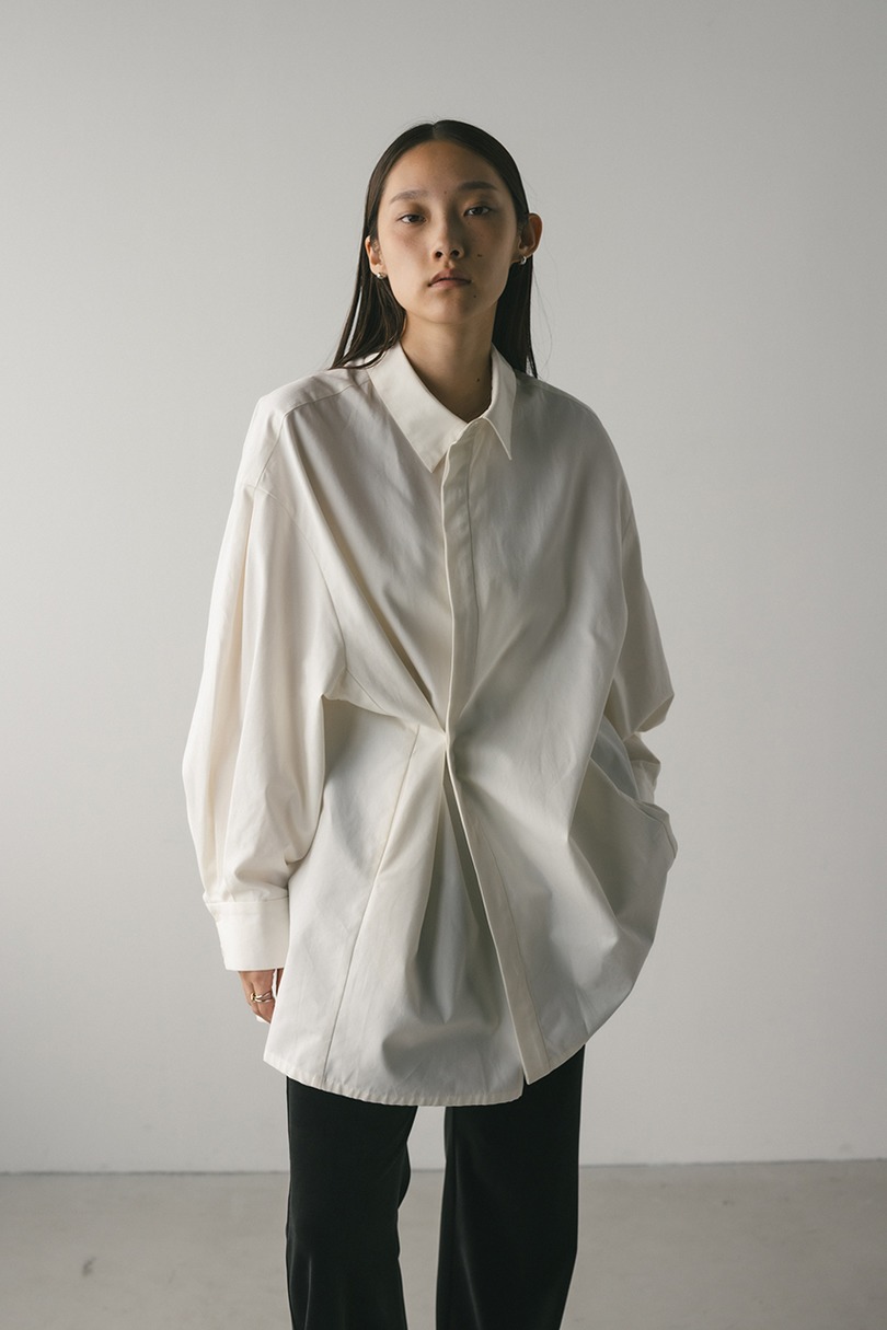 2WAYオーバーサイズシャツ 詳細画像 WHT 5