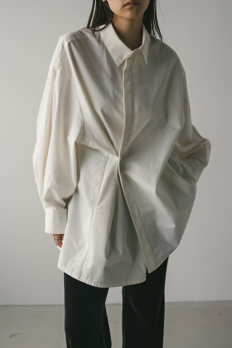 2WAYオーバーサイズシャツ 詳細画像 WHT 7