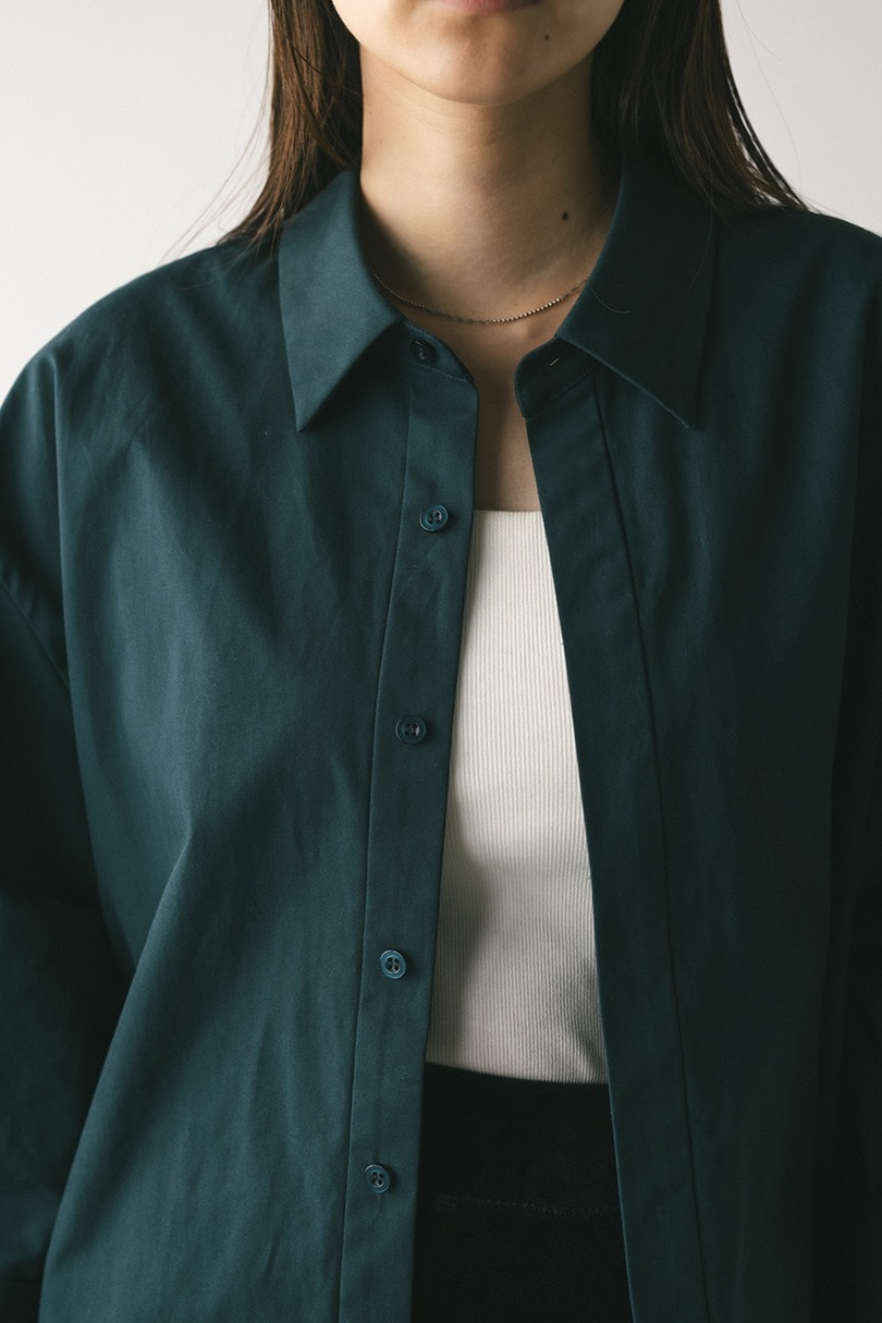 2WAYオーバーサイズシャツ 詳細画像 D/GRN 10