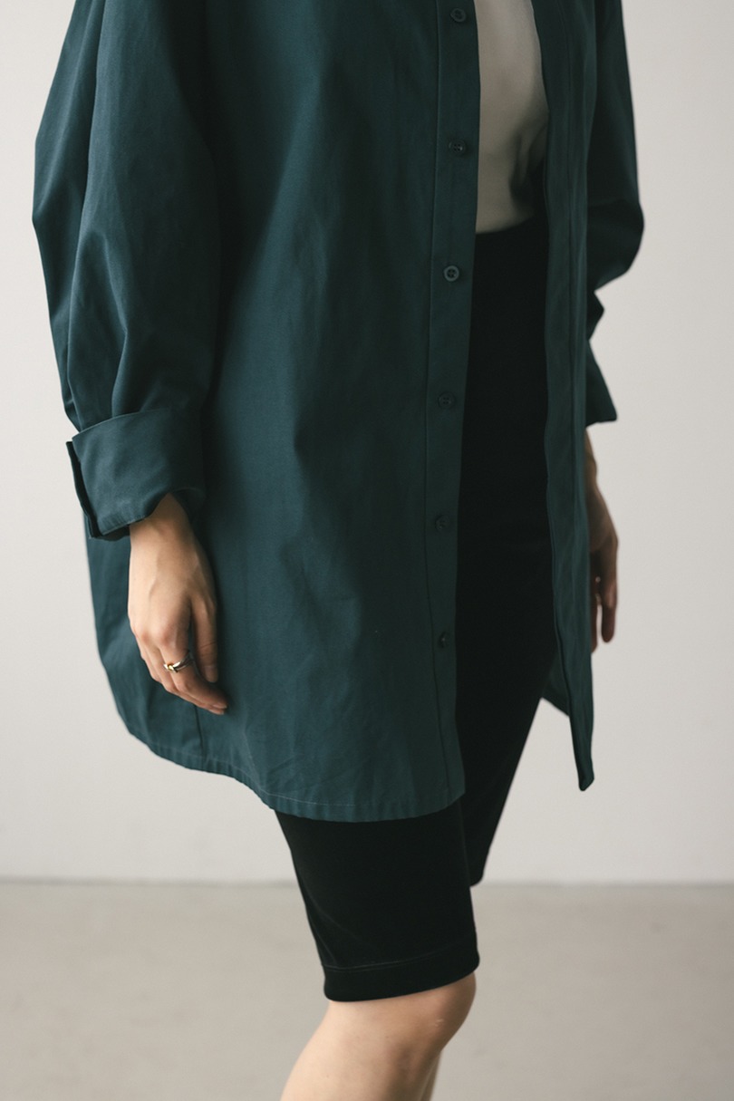 2WAYオーバーサイズシャツ 詳細画像 D/GRN 11